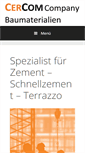 Mobile Screenshot of cercom.ch